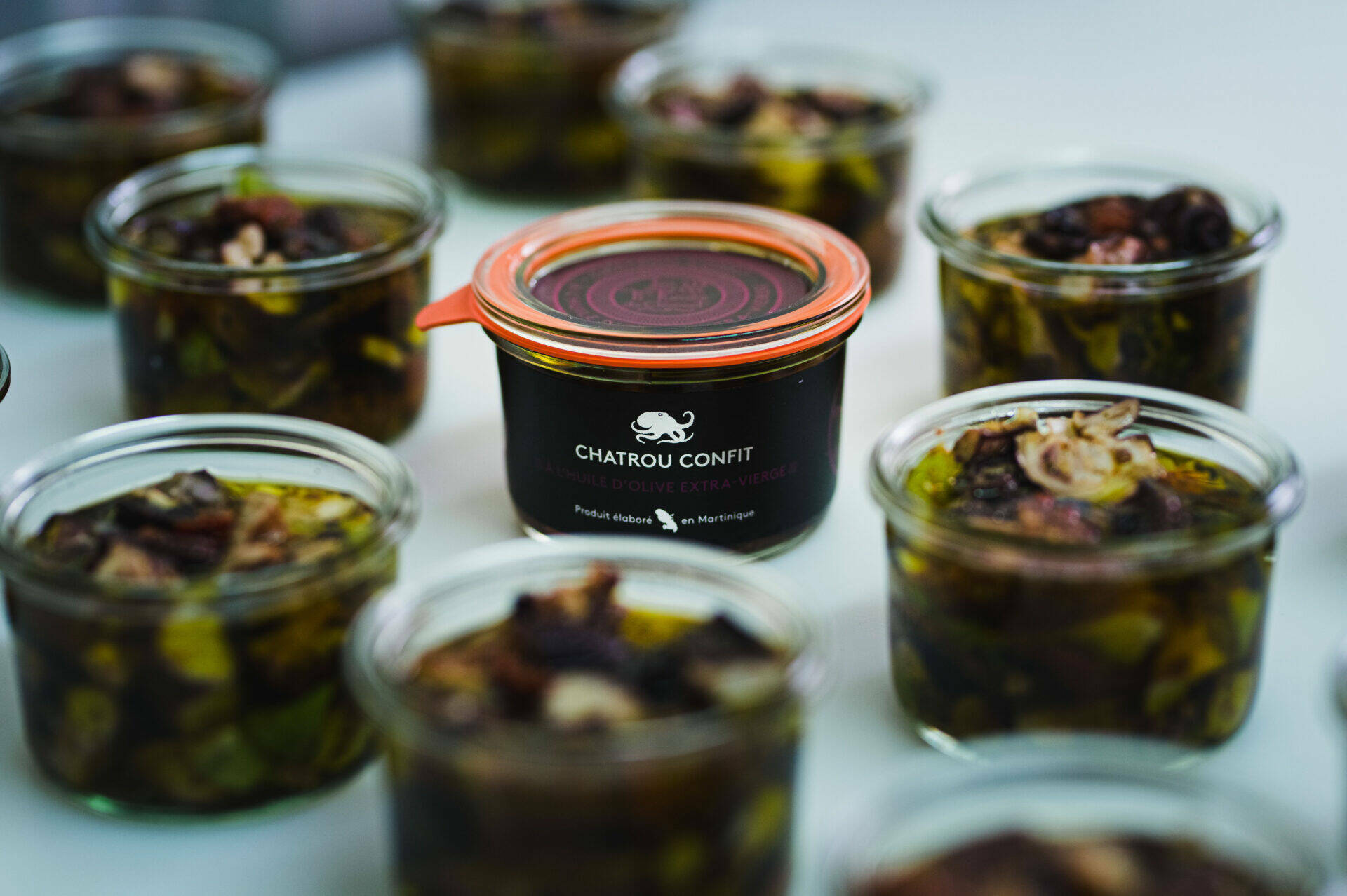 Pot de chatrou confit