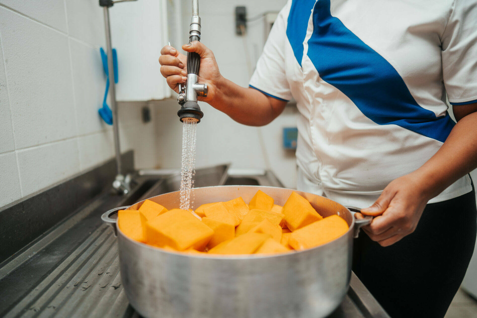 Giraumon dans une marmite