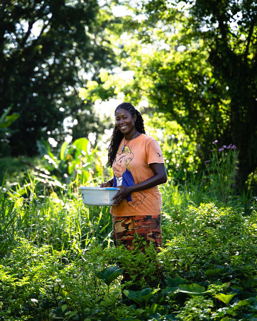 Portrait de Jessy dans le champ