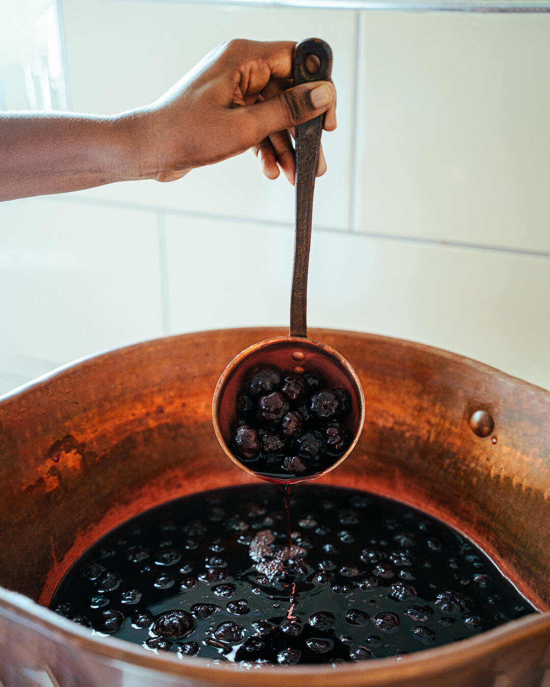 Préparation de la confiture de Surette Cochon