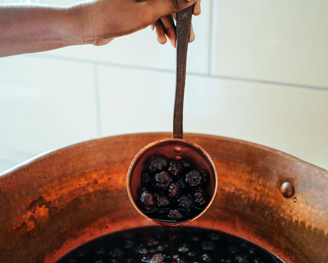 Préparation de la confiture de Surette Cochon