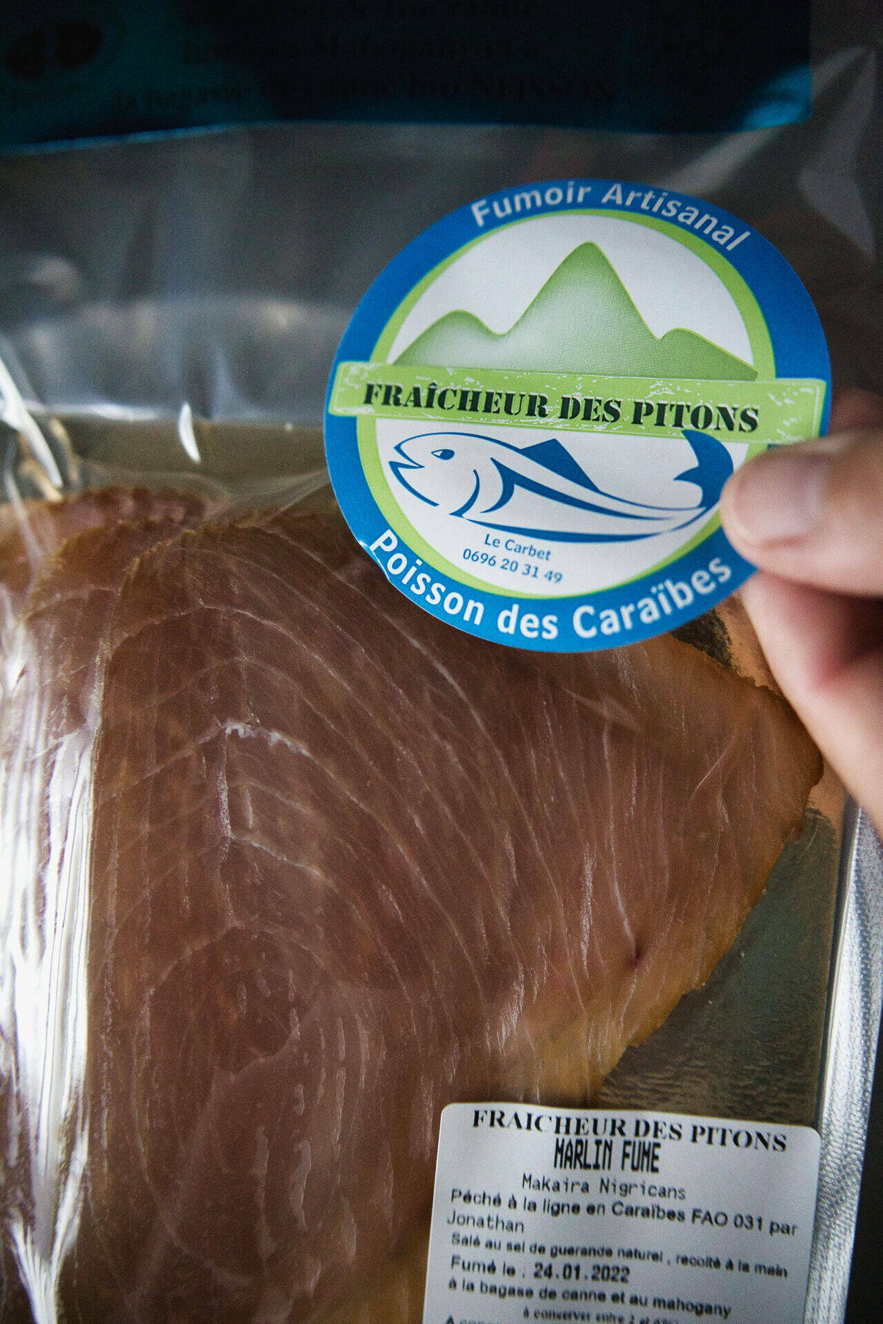 Tranches de poissons fumés