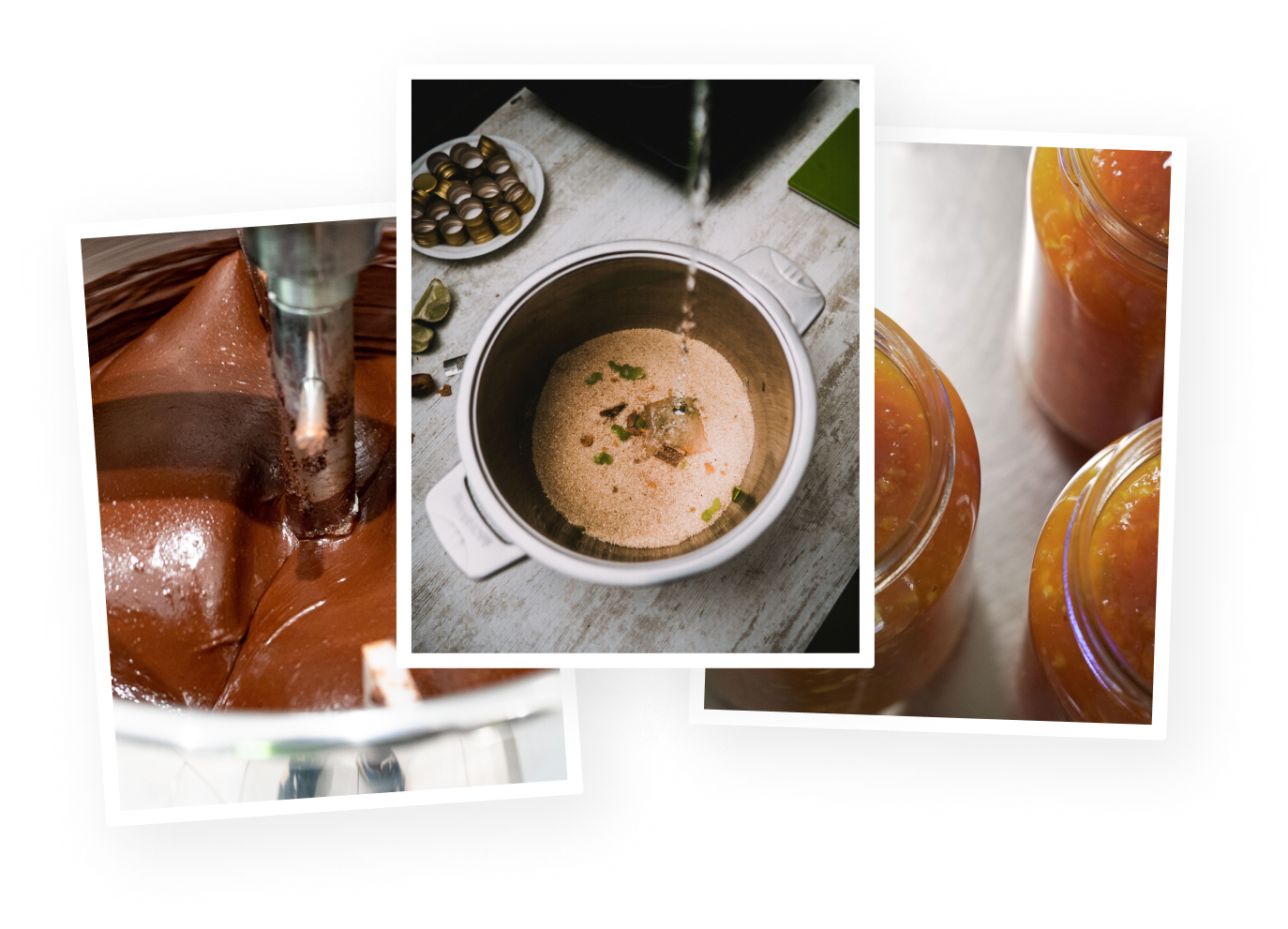 Ensemble d'images de produits locaux