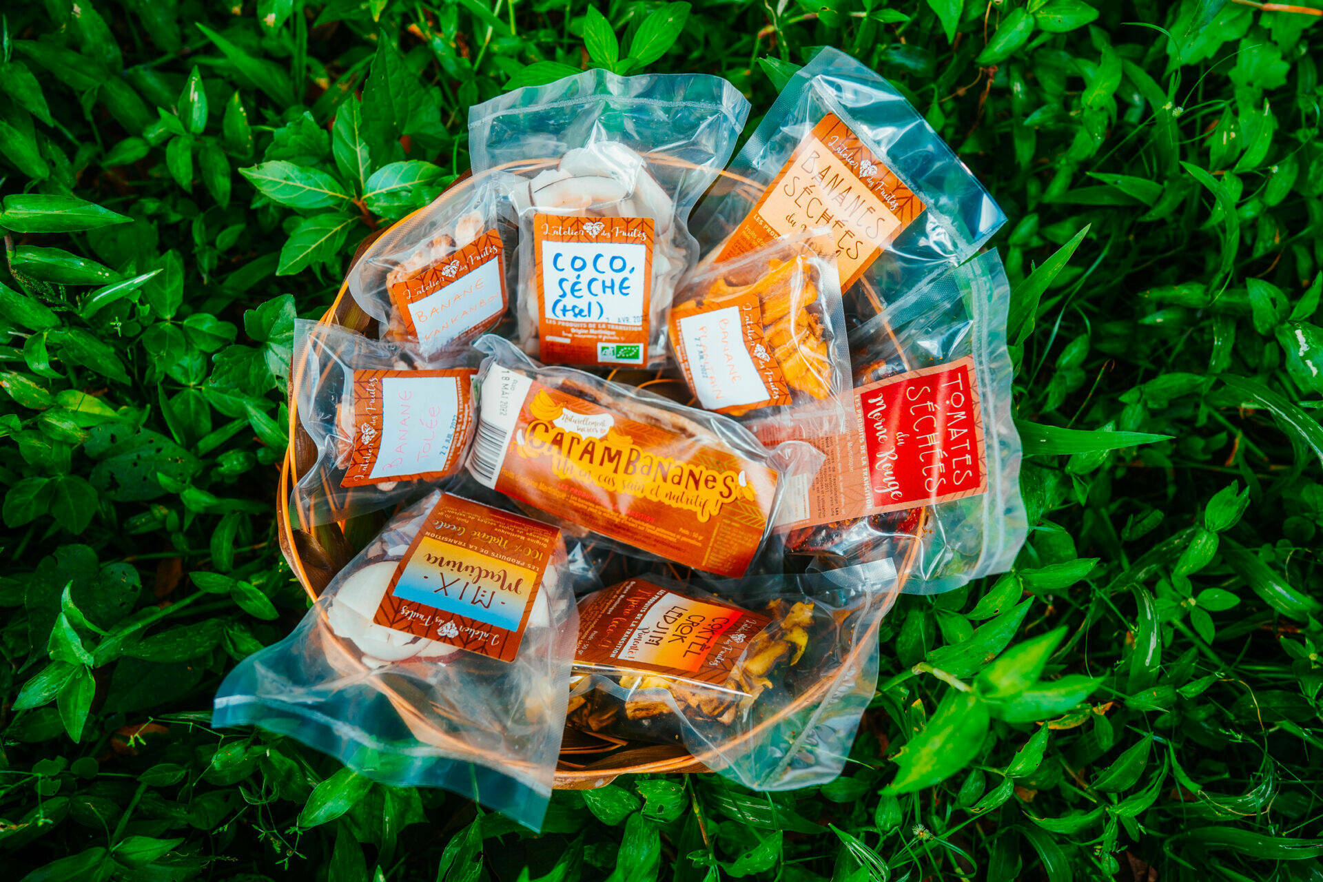 Assortiment de produits proposés par Mahault