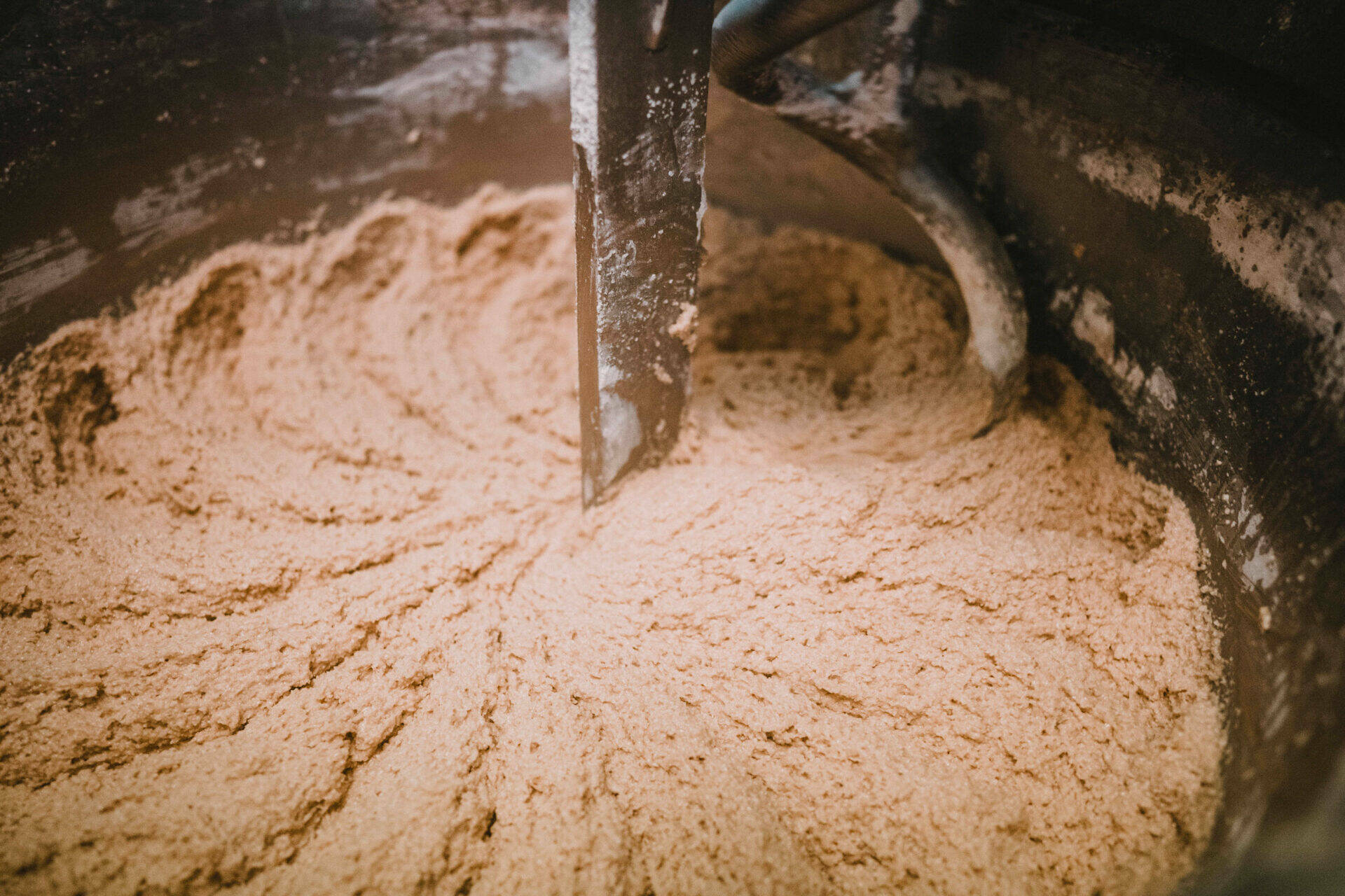 Processus de fabrication de biscuits Place Hurrard -préparation de la pâte
