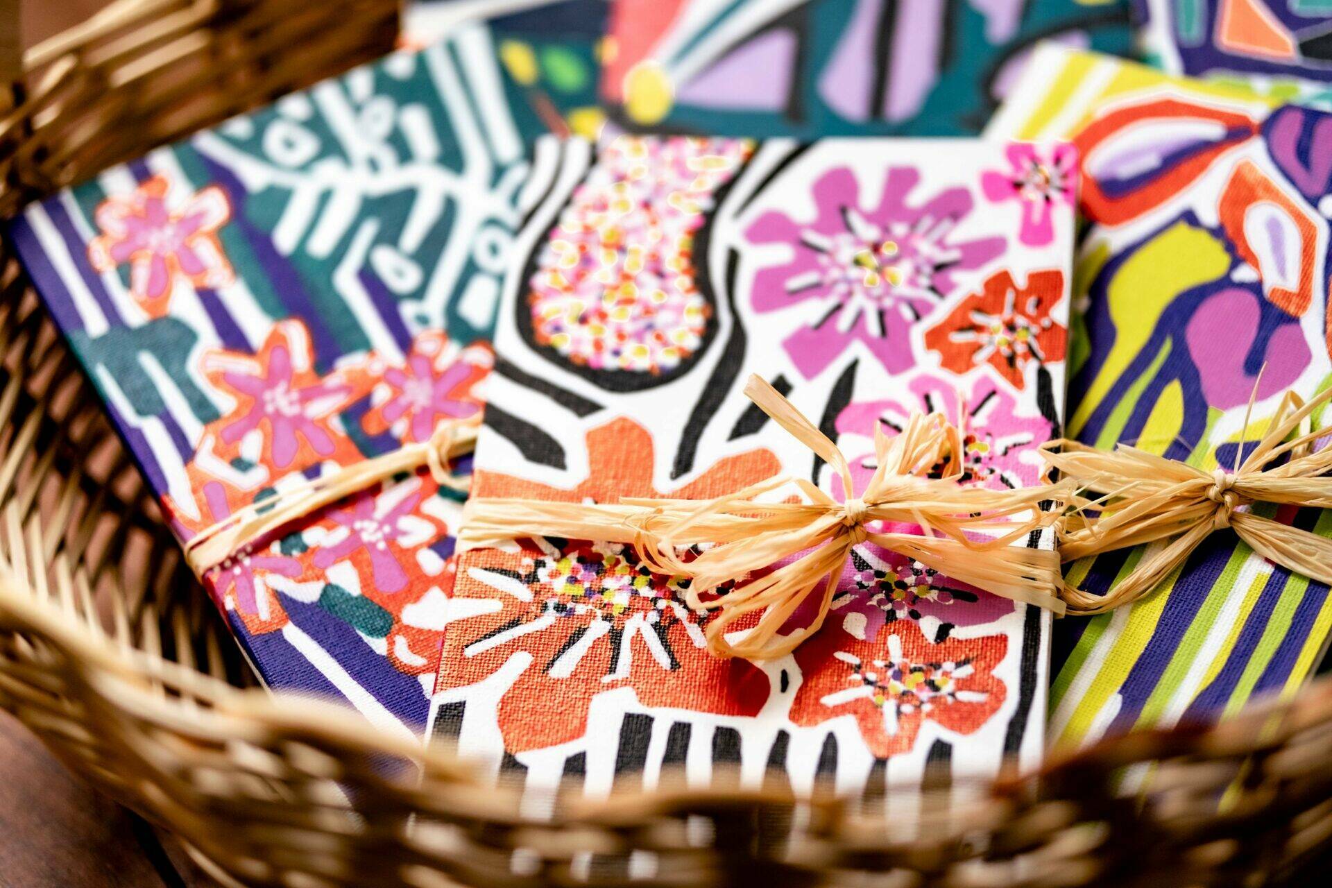 Ensemble de Carnets peints par Roseline